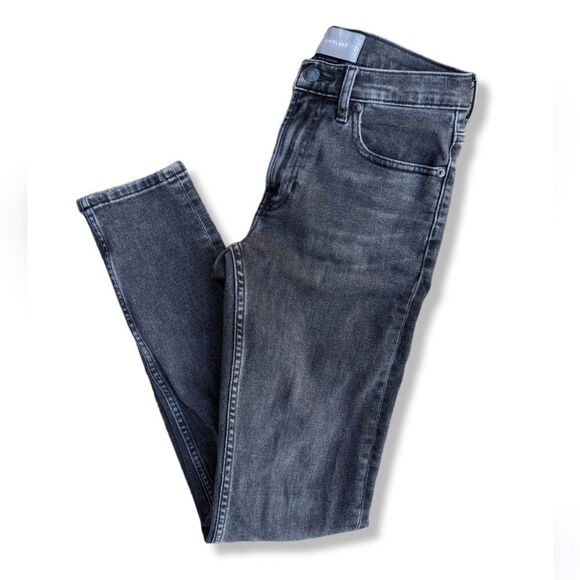 Everlane The Authentic Stretch Mid-Rise Skinny in washed out black sz 26… - Picture 6 of 10